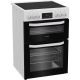 Hotpoint HDE6VDW Electric Double Cooker 60CM - 75L / 38L - White