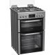 Hotpoint HDG6GDCWX Gas Double Cooker 60CM - Inox Stainless Steel