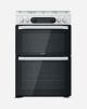 Hotpoint HDM67G0CCW/UK 60Cm Gas Double Cooker