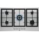 Aeg HGX95320SM 90cm wide 5 burner gas hob - Black/Silver controls
