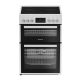 Blomberg HKRN651W 60cm Double Oven Electric Cooker with Vitroceramic Hob - White