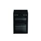 Hotpoint HDE6VDC2B1 60cm Double Oven Electric Cooker with Ceramic Hob - Black