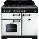 Rangemaster CDL100DFFWH/C Classic Deluxe 100cm Dual Fuel Range 113860 White and Chrome