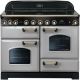 Rangemaster CDL110EIRP/B 114560 Classic Deluxe 110cm Electric Cooker with Induction Royal Pearl and Brass