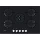 Hotpoint HGS72SBK 75Cm Gas On Glass Hob 
