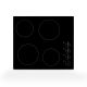Montpellier MCH59CK 59cm Ceramic Hob, Side Knob Residual Heat Indicator