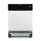 Montpellier MDI655K Black Semi Integrated Dishwasher