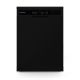 Montpellier MDW1354K 60cm Freestanding Dishwasher in Black