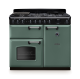 Rangemaster CLDL100DFPMGR/AB1 18298 New Classic Deluxe 100 Dual Fuel Mineral Green Antique Brass