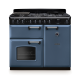 Rangemaster CLDL100DFPSTB/CM1 14642 New Classic Deluxe 100 Dual Fuel Stone Blue Chrome