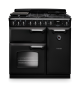 Rangemaster CLDL90DFPCBL/CM1 14537 New Classic Deluxe 90 Dual Fuel Charcoal Black Chrome