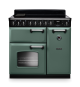 Rangemaster CLDL90EIPMGR/CM1 14590 New Classic Deluxe 90 Induction Mineral Green Chrome