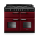 Rangemaster CLDLB110DFPBOR/CM1 14881 New Classic Deluxe Bottom Cavity 110 Dual Fuel Bordeux Chrome