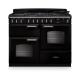Rangemaster CLDLO110DFPGBL/AB1 18323 New Classic Deluxe OC 110 Dual Fuel Gloss Black Antique Brass