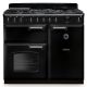 Rangemaster CLDL100DFPGBL/CM1 14638 New Classic Deluxe 100 Dual Fuel Gloss Black Chrome