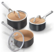 Ninja CW93000UK Cookware 3-Piece Set - Apricot & Grey