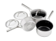Ninja C63000UK Cookware 3-Piece Set - Silver