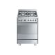 Smeg SUK61PX8 Stainless Steel Dual Fuel Cooker 