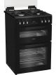 Hotpoint HDD6GDC2B1 Dual Fuel Double Cooker 60CM - 75L / 38L with Glass Lid